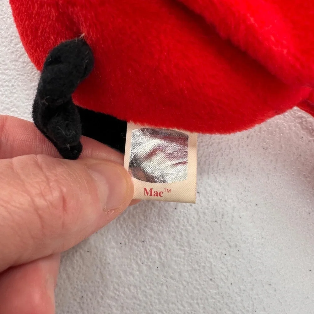 Vintage Ty Beanie Babies Mac & Kuku‎ Plush Birds Set Cardinal Cockatoo Bundle